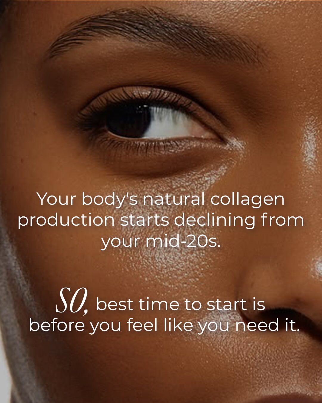 How natural collagen production changes